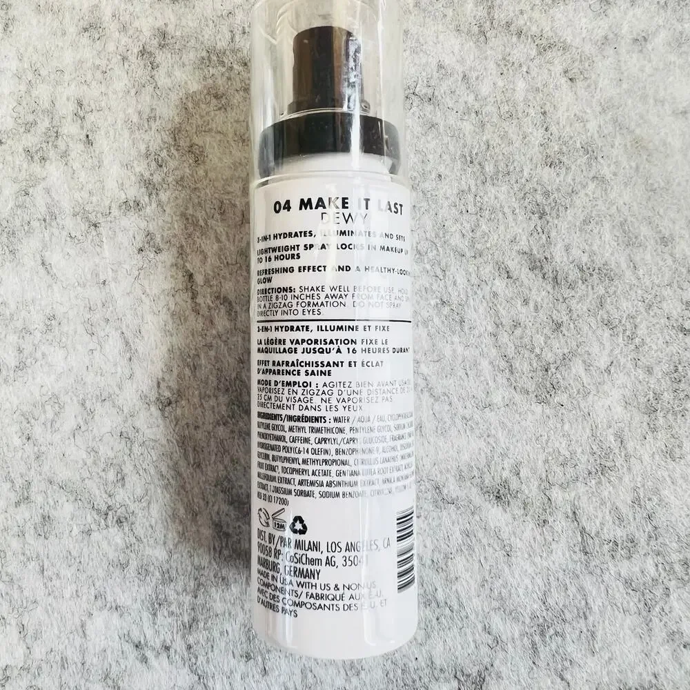 MILANI Make It Last Dewy Finish Setting Spray 16 Hr Wear  2/03 fl oz